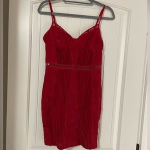 Pretty Little Thing Sexy Red Dress